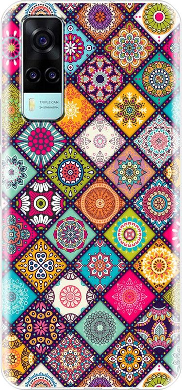 Nainz Back Cover for Vivo Y31, Vivo Y51A, VIVO Y51  (Multicolor, Grip Case, Silicon, Pack of: 1)