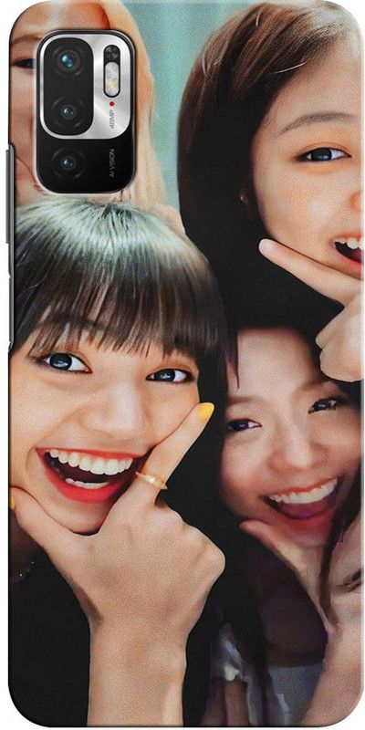 ORBIQE Back Cover for REDMI Note 10T M2103K19I LISA, JENNIE, ROSE, JISOO, BLACK PINK GIRL  (Multicolor, Hard Case, Pack of: 1)