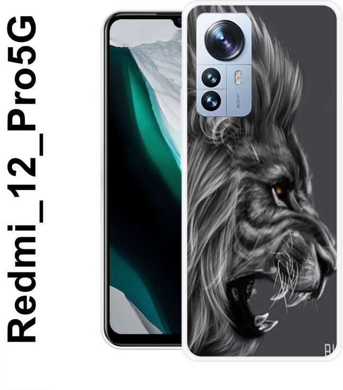 JAIKARA Back Cover for Redmi 12 Pro 5G  (Grey, Silicon, Pack of: 1)