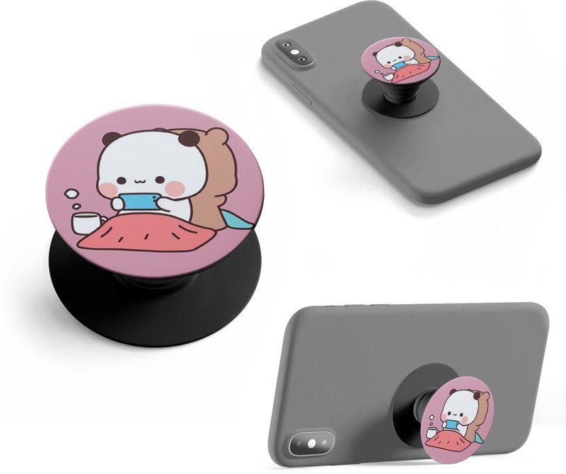 Kassy Designer Printed Mobile Socket/ Mobile Holder 1076 (Pack of 2) Mobile Holder
