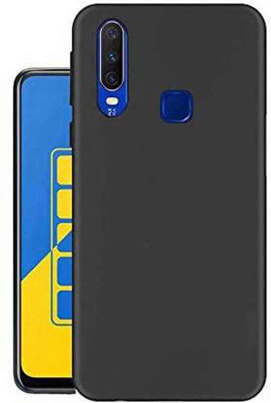 Mobi Socket Back Cover for Vivo Y12, Y15, Y17, Y11, U10  (Black, Grip Case, Pack of: 1)