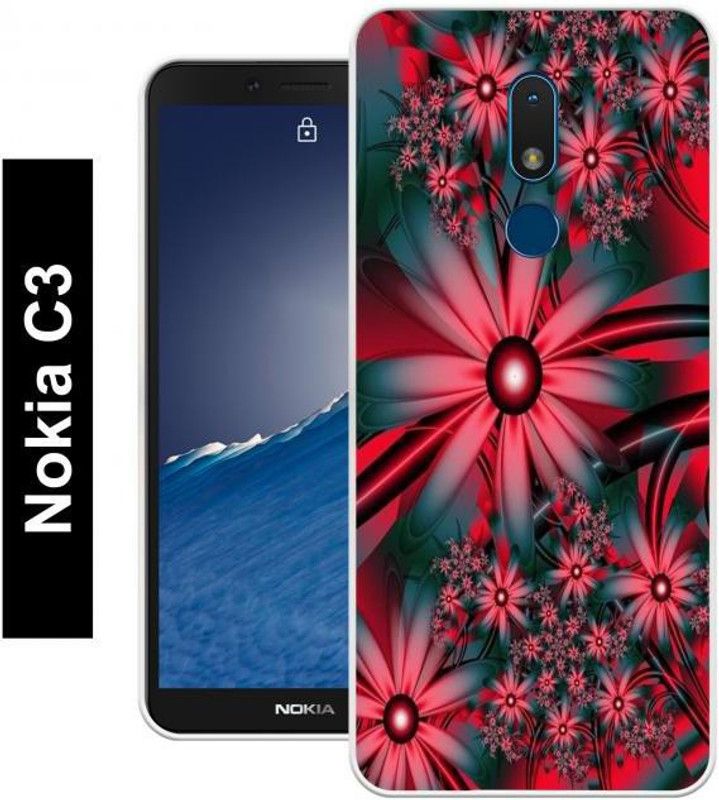 Print maker Back Cover for Nokia C3 Back Cover  (Multicolor, Grip Case, Silicon, Pack of: 1)