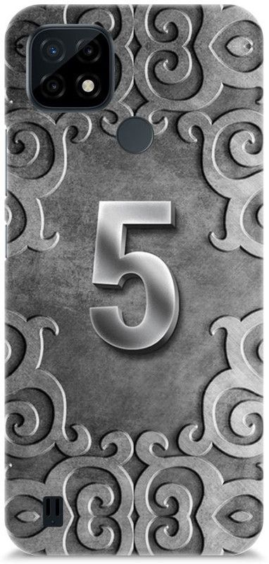 Mast Kalandar Back Cover for Realme C21  (Silver, Hard Case, Pack of: 1)