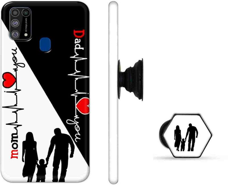 Deltavo Back Cover for Samsung Galaxy M31  (Multicolor, Cases with Holder, Pack of: 2)