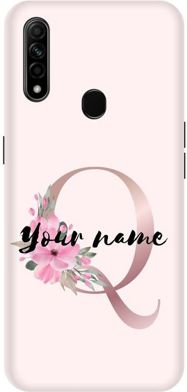 CravingCovers Back Cover for NameCase For Oppo A 31  (Pink, Grip Case)