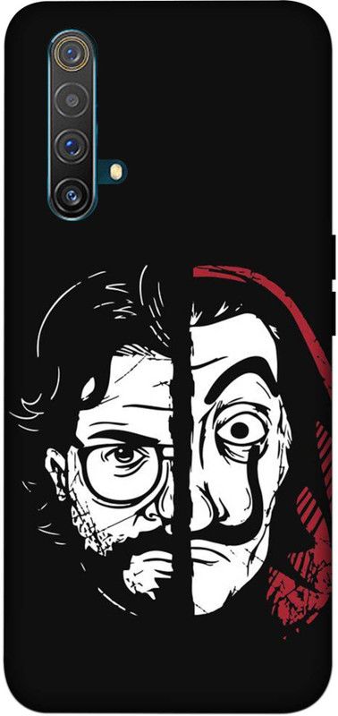 NDCOM Back Cover for REALME X3 Super Zoom Professor And Mask Printed  (Multicolor, Hard Case, Pack of: 1)