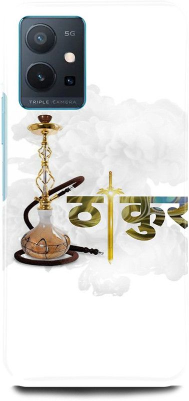 play fast Back Cover for Vivo T1 5G, V2141 THAKUR, JI, BANNA, JI, HUKKA  (White, Hard Case, Pack of: 1)