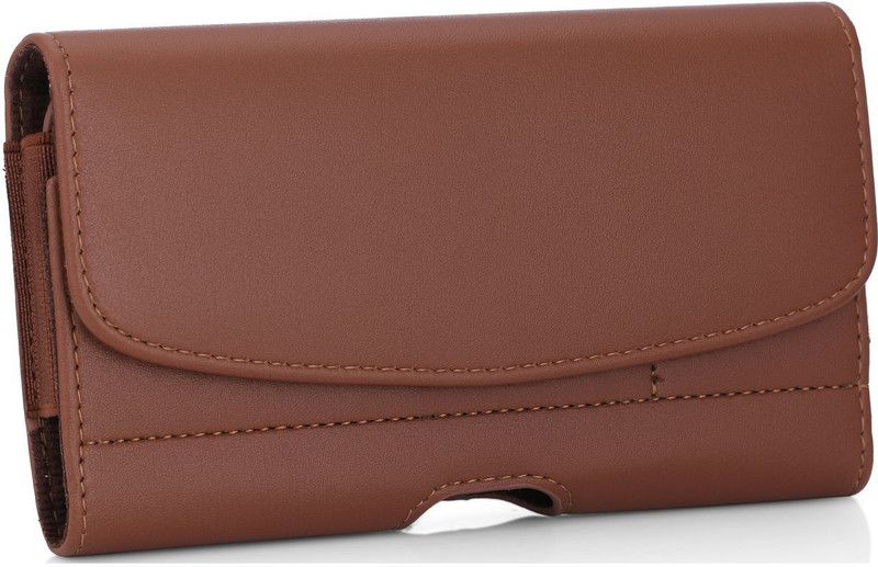 Shock Proof Pouch for Samsung Galaxy S10  (Brown, Holster, Pack of: 1)