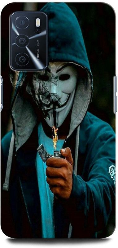 ORBIQE Back Cover for OPPO A16 CPH2269 ANONYMOUS BLADE, JOKER, HACKER, V FOR VANDATA  (Multicolor, Hard Case, Pack of: 1)