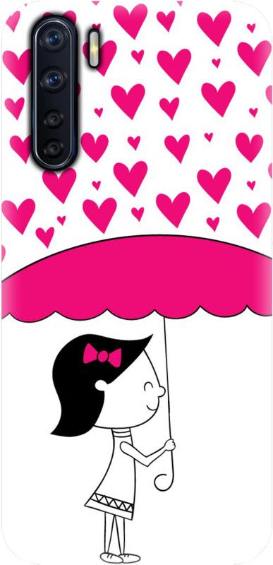 Smutty Back Cover for Oppo F15, CPH2001 - Cute Print  (Multicolor, Hard Case, Pack of: 1)
