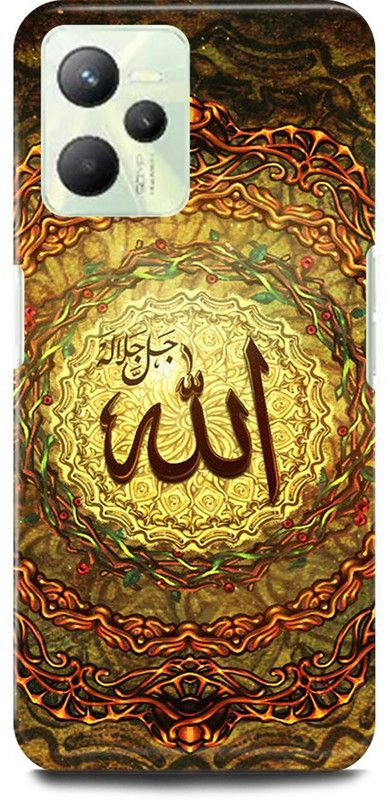 play fast Back Cover for Realme C35  (Gold, Hard Case, Pack of: 1)