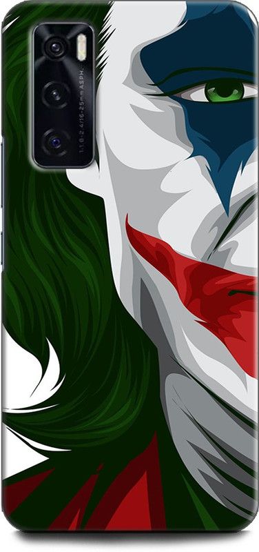KEYCENT Back Cover for Vivo V20 SE, V2022 JOKER, DARK KNIGHT, BATMAN, DC COMIC, JOKER FACE  (Multicolor, Pack of: 1)