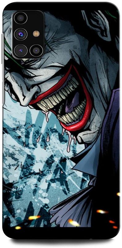 GRAFIQE Back Cover for SAMSUNG GALAXY M31S JOKER, BATMAN, HEALTH LEDGER JOKER, DARK KNIGHT, WHY SO SERIOUS  (Multicolor, Shock Proof, Pack of: 1)