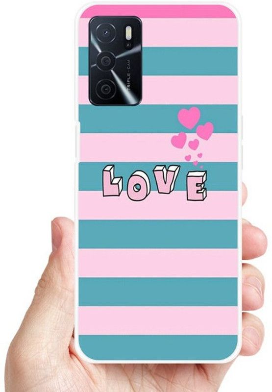 Xellom Back Cover for Oppo A16 / Oppo A53s (5G) / Oppo A55  (Green, Pink, Silicon)