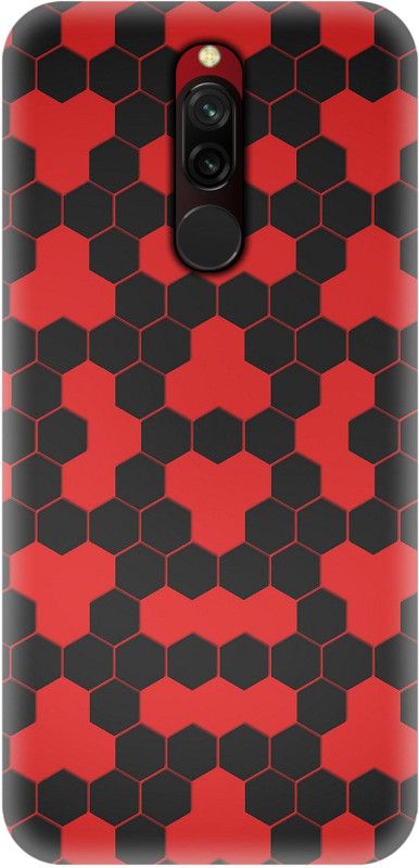 Smutty Back Cover for Mi Redmi 8, M1908C3IC, MZB8255IN - Honeycomb Print  (Multicolor, Hard Case, Pack of: 1)