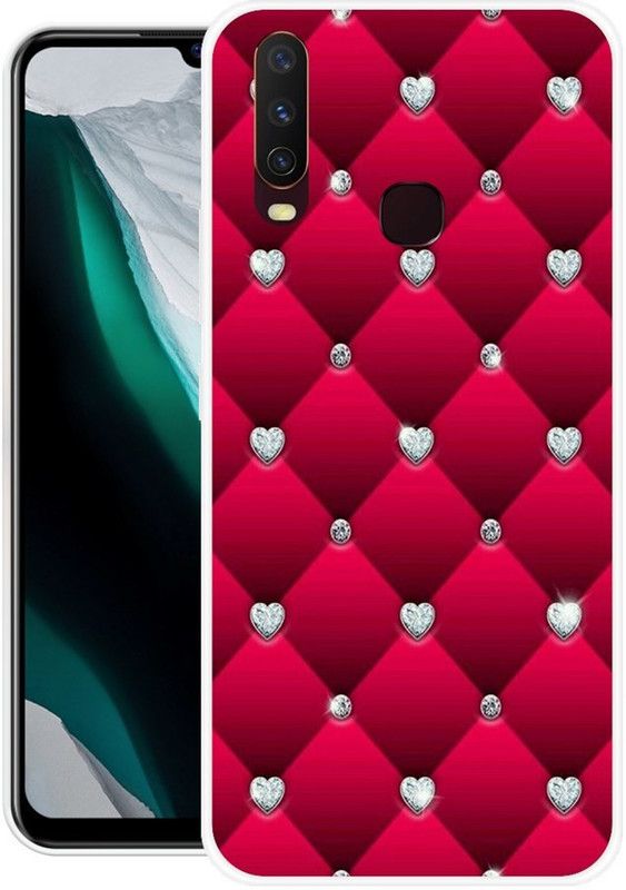 RJ14 (Online) Back Cover for Vivo Y11, Vivo Y12, Vivo Y15, Vivo Y17, Vivo U10  (Pink, Grip Case, Silicon)