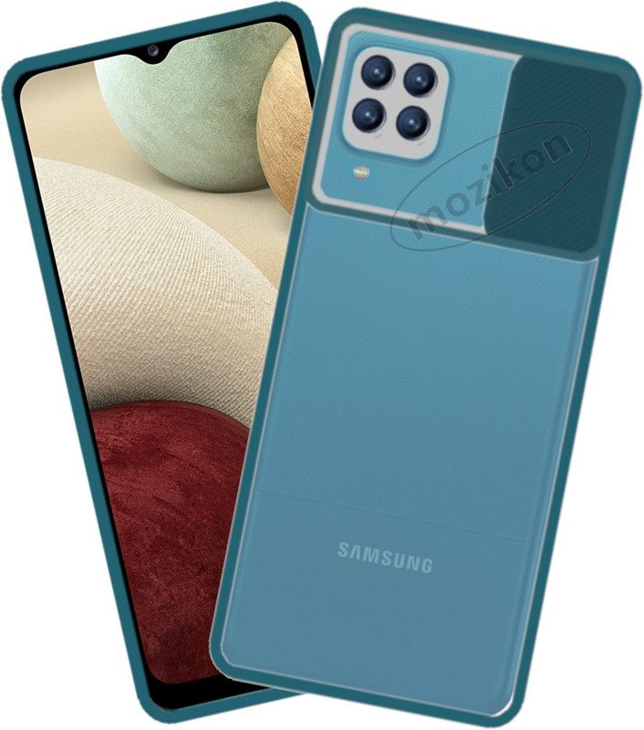 MOZIKON Back Cover for SAMSUNG Galaxy F12, SAMSUNG Galaxy M12, SAMSUNG Galaxy A12  (Green, Hard Case, Pack of: 1)