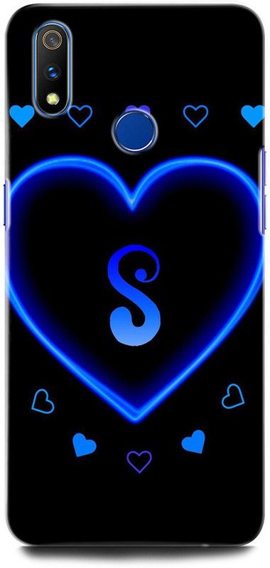 ORBIQE Back Cover for Realme 3 Pro RMX1851 S, S LETTER, S ALPHABET, DESIGN  (Multicolor, Hard Case, Pack of: 1)
