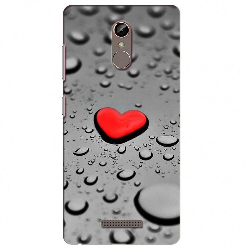 METOO Back Cover for Gionee S6s, Love , Heart Design Printed Back Cover Print : 133  (Multicolor, Dual Protection, Silicon, Pack of: 1)