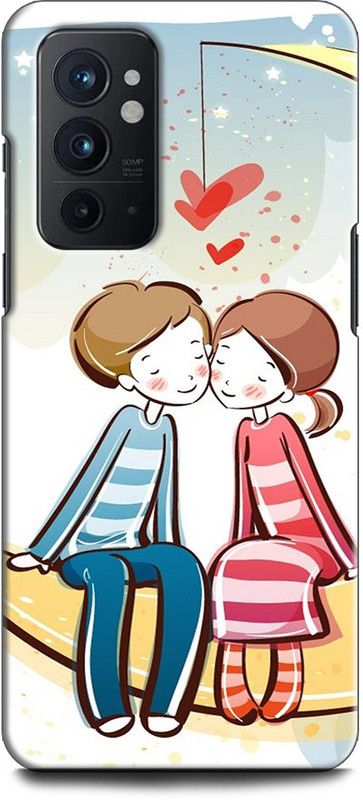 WallCraft Back Cover for OnePlus 9RT 5G GIRL, LOVE, HEART, ANIME, LOVELY GIRL, CARTOON, CUTE  (Multicolor, Dual Protection, Pack of: 1)