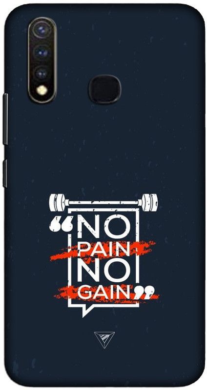 CROKIAN Back Cover for Vivo Y19 Gym motivation Back Cover  (Multicolor, Hard Case, Pack of: 1)