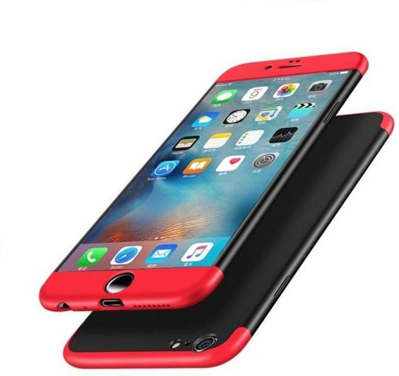 Coverage Front & Back Case for 3in1 GKK Durable Luxury case for Apple iPhone 7 +  (Red, Black, Dual Protection, Pack of: 1)