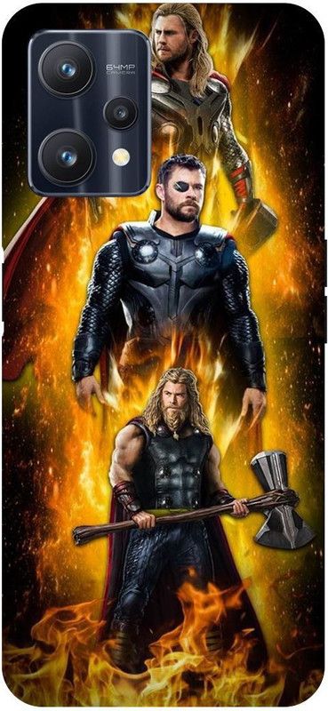 THE NARAYANA COLLECTIONS Back Cover for REALME 9 PRO- RMX3471-THOR,THANDAR,LOVE,AVENGERS  (Multicolor, Hard Case, Pack of: 1)
