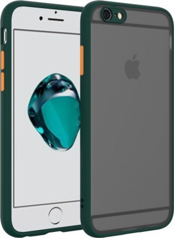 Cermarise Back Cover for Apple iPhone 6s  (Green, Camera Bump Protector, Pack of: 1)