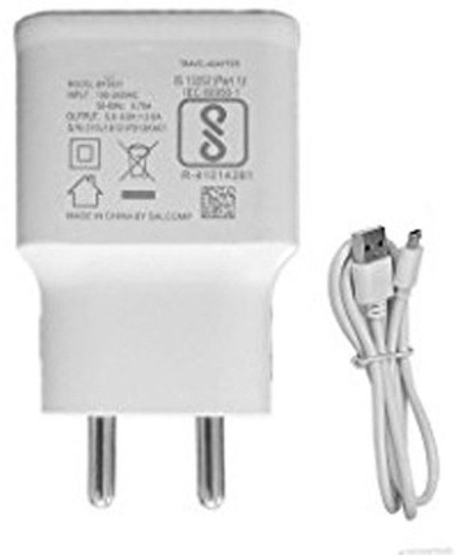 DELMOHUT NA 2 A Mobile Hi Speed Wall Charger For Viv v5 Charger  (White, Cable Included)