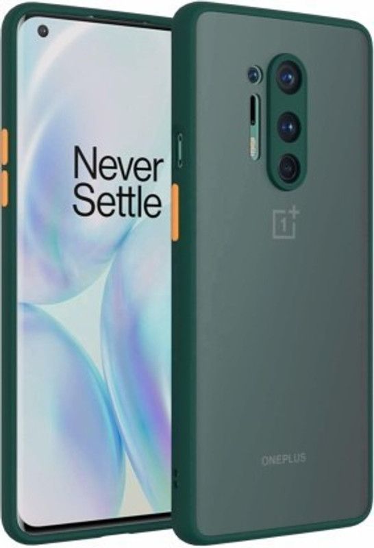 Cermarise Back Cover for OnePlus 8  (Green, Camera Bump Protector, Pack of: 1)