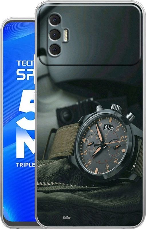 Selfless Back Cover for Tecno Spark 8P  (Blue, Silicon, Pack of: 1)
