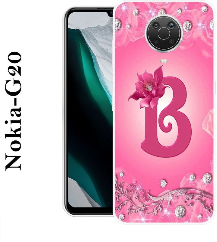 REALKING Back Cover for Nokia G20  (Pink, Grip Case, Silicon)