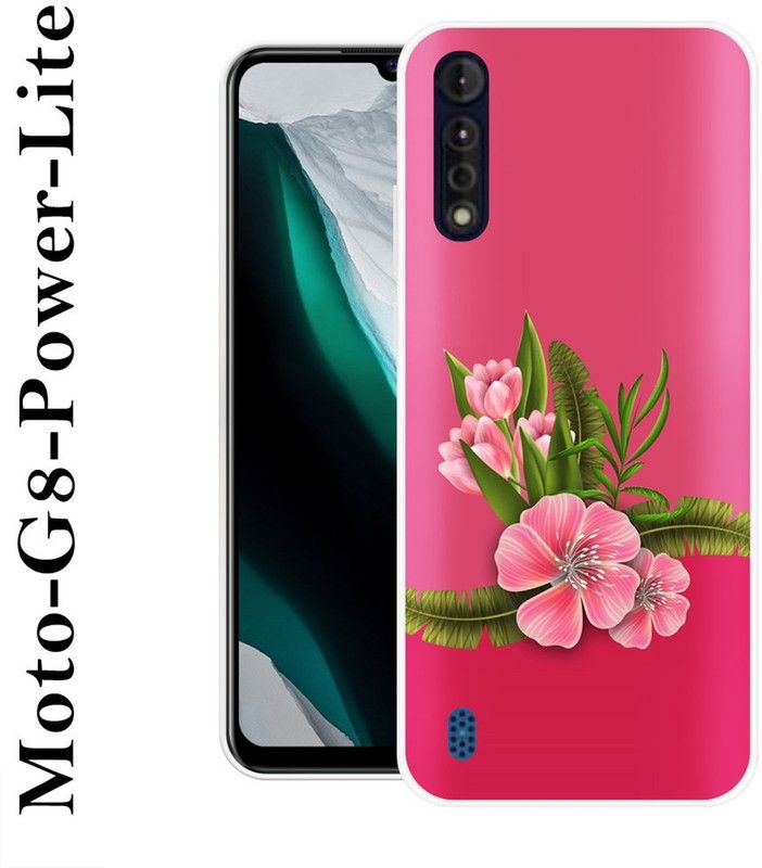 JATLAND Back Cover for Motorola Moto G8 Power Lite  (Multicolor, Silicon)