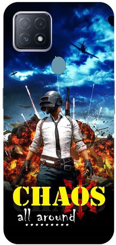Zaplab Back Cover for OPPO A15s, CPH2179, Pubg Game Printed Back Cover  (Multicolor, Hard Case, Pack of: 1)