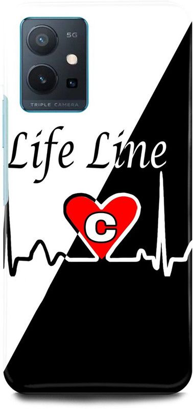 JUGGA Back Cover for OPPO K10, CPH2373, C, NAME, LETTER, ALPHABET, LIFELINE  (Multicolor, Hard Case, Pack of: 1)