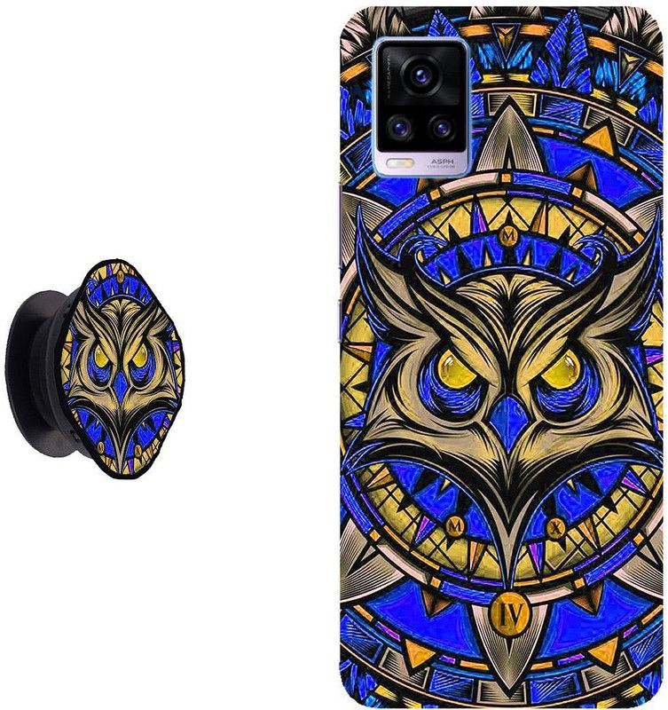 SPBR Back Cover for Vivo V20  (Multicolor, Cases with Holder)