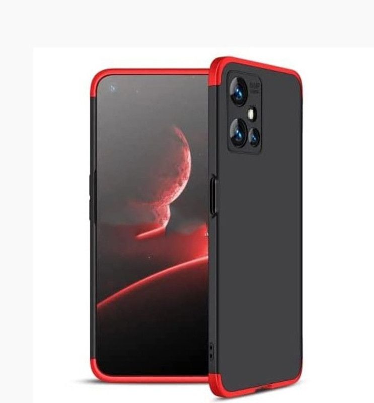 Lilliput Back Cover for Vivo Y75 5G  (Red, Pack of: 1)