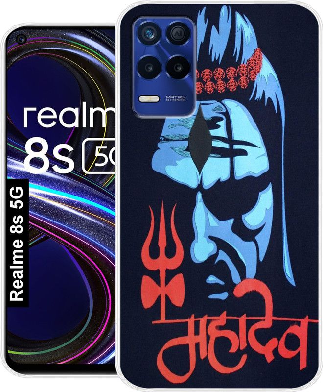 Hostprint Back Cover for Realme 8s 5G  (Multicolor, Grip Case, Silicon, Pack of: 1)