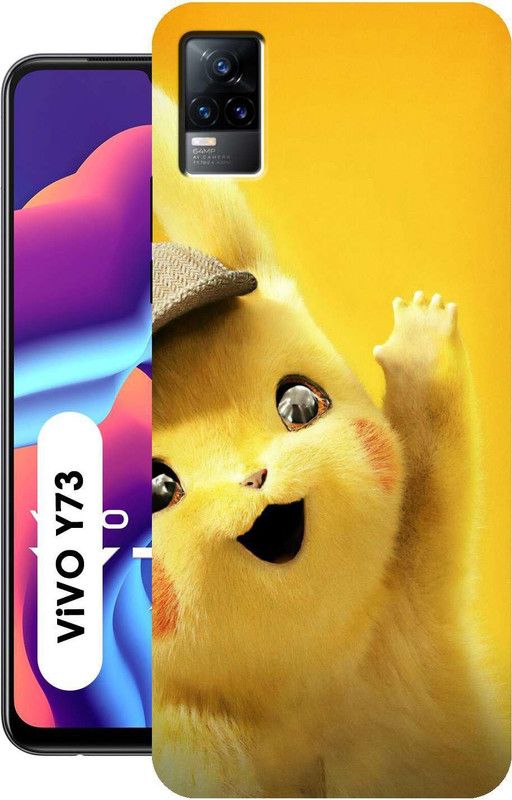 Rstyle Back Cover for Vivo Y73  (Yellow, Dual Protection, Silicon, Pack of: 1)