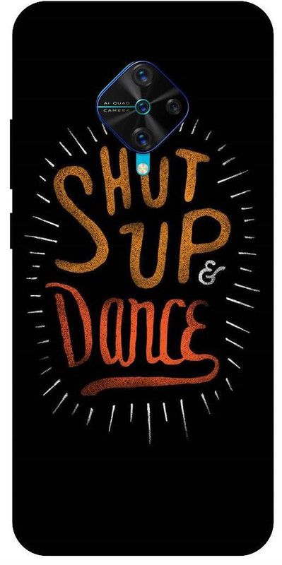 UMPRINT Book Cover for Vivo S1 Pro Dance Music Minimalist Printed Back Cover  (Multicolor, Hard Case, Pack of: 1)