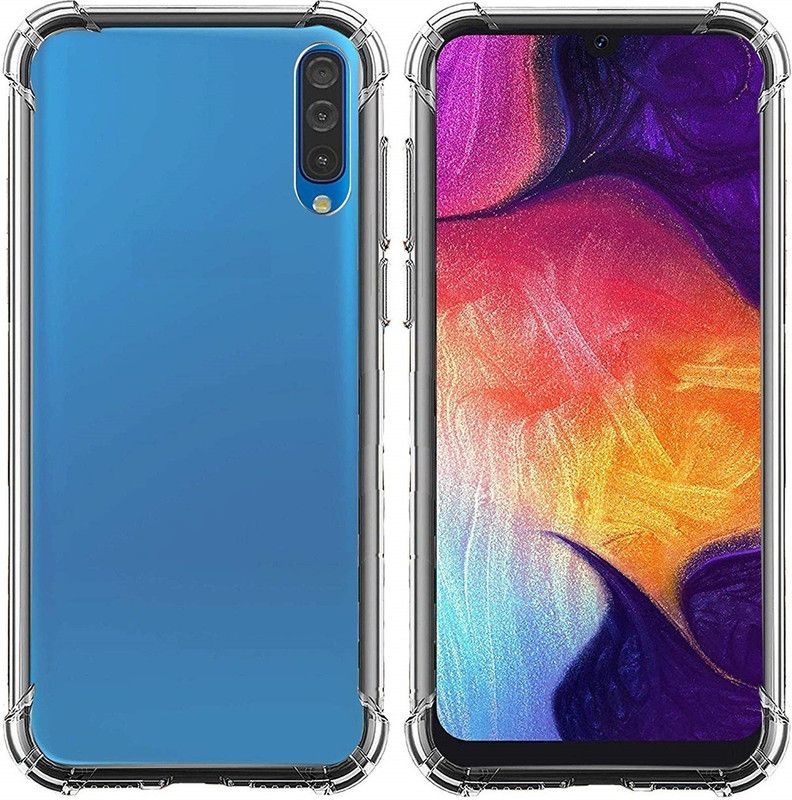 Phone Back Cover Bumper Case for Samsung Galaxy A7 (2018) Samsung Galaxy A7, Samsung Galaxy A7, Samsung Galaxy A7  (Transparent, White, Grip Case)