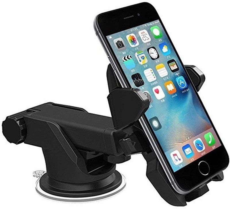 Alchiko New Arrival Premium Quality Extendable Telescopic Car Mount 360 Degree Rotation Silicone Sucker With Super Sticky Reusable Gel Pad Car Mobile Holder