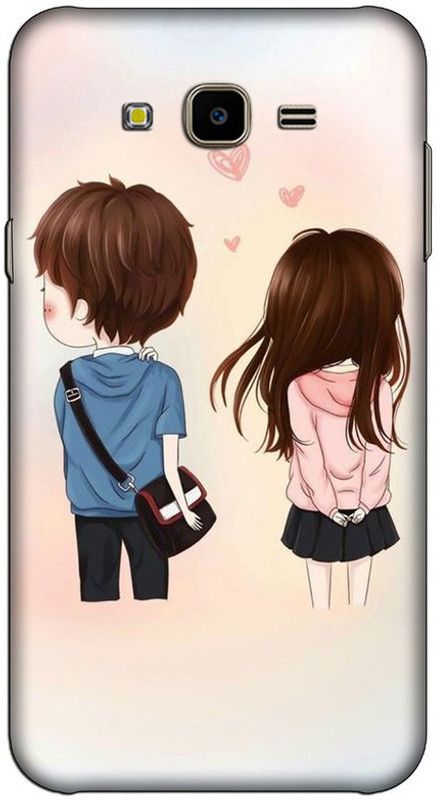 CROKIAN Back Cover for Samsung Galaxy J7 Nxt Cute couple Back Cover  (Multicolor, Hard Case, Pack of: 1)
