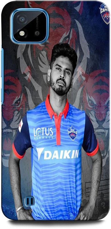 GRAFIQE Back Cover for Realme C11 2021 SHREYAS LYER, INDIAN CRICKETER, BATSMAN  (Multicolor, Shock Proof, Pack of: 1)