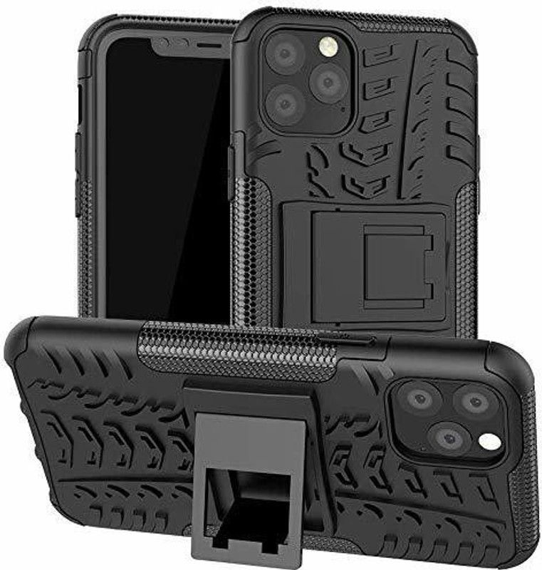 S-Hardline Back Cover for Apple Iphone 11 Pro Max  (Black, Shock Proof)