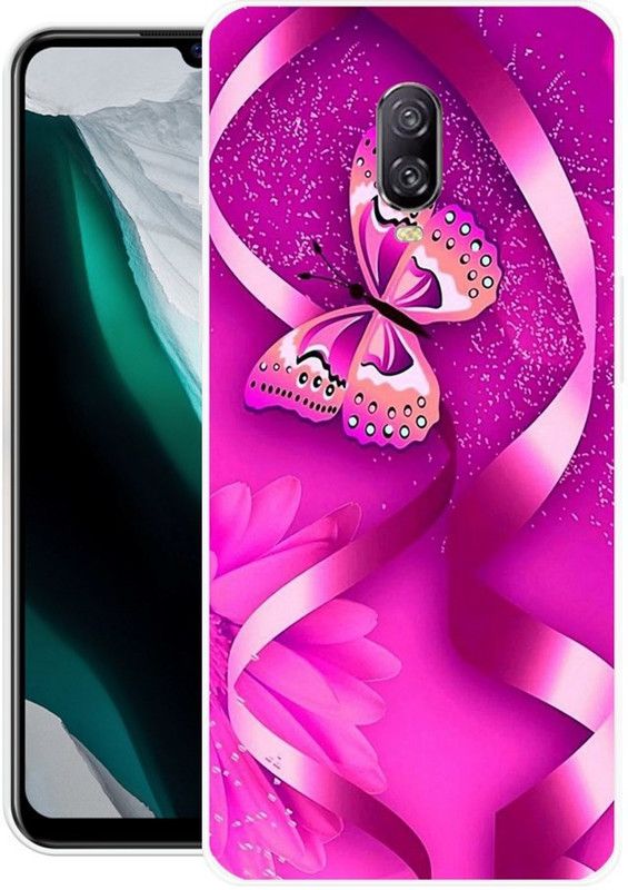 INDIALAND Back Cover for OnePlus 6T  (Multicolor, Grip Case, Silicon, Pack of: 1)