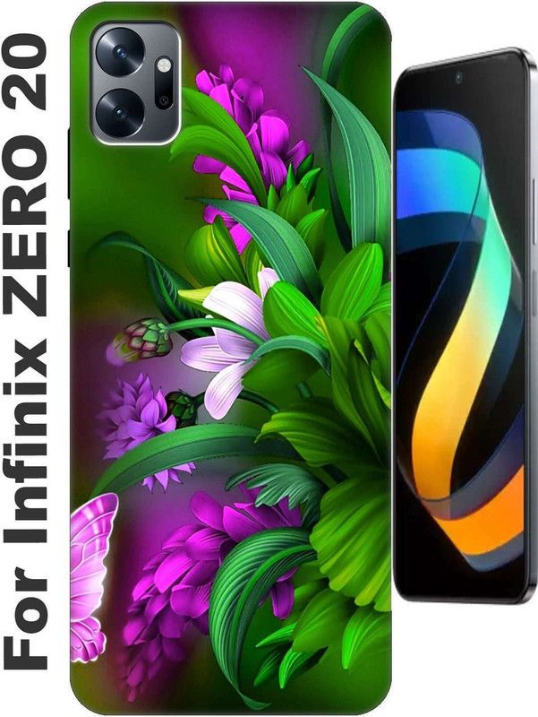 Burdak Back Cover for Infinix Zero 20 2592  (Grey, Anti-radiation, Silicon, Pack of: 1)