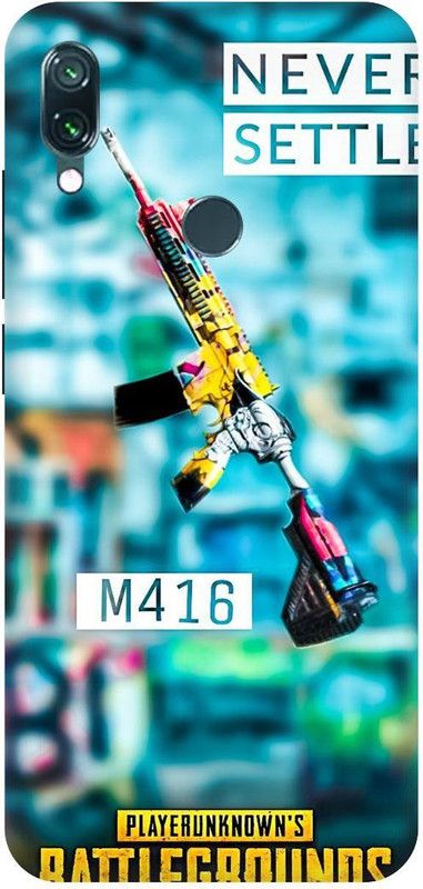 Zaplab Back Cover for Mi Redmi Note 7S M416,Pubg Game Printed Back Cover  (Multicolor, Waterproof, Pack of: 1)