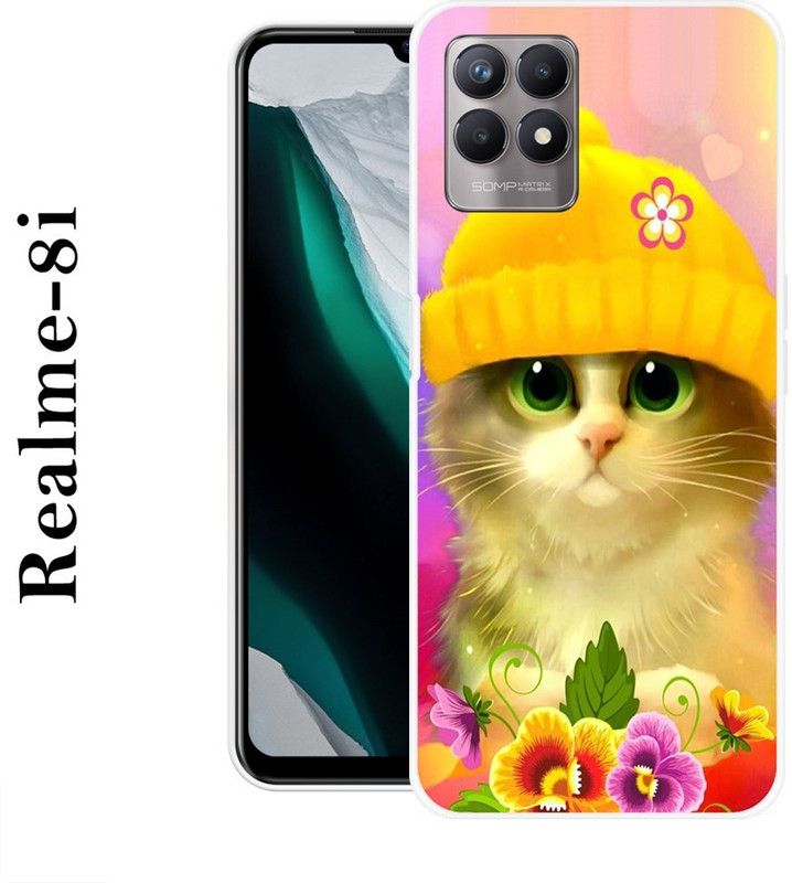 Sswastik Back Cover for Realme 8i  (Multicolor, Silicon)