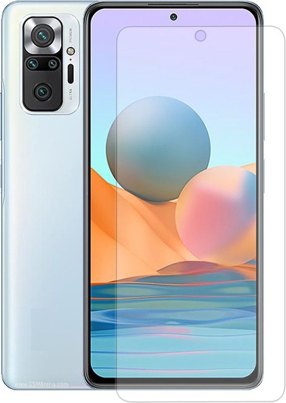 lazzymoby Edge To Edge Tempered Glass for Xiaomi Redmi Note 10 Pro [LMT-RD01MT]  (Pack of 1)